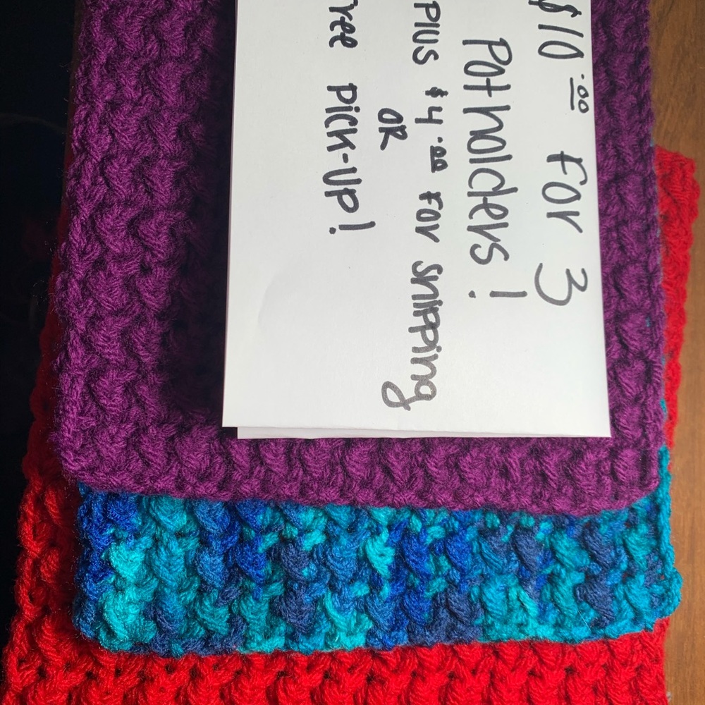 Homemade potholders